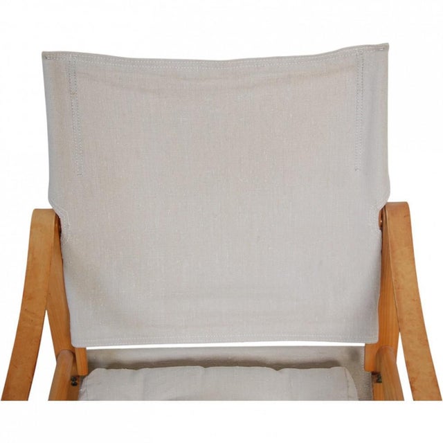 Safari Chair in Canvas Fabric by Kaare Klint, 1990s For Sale - Image 10 of 18