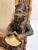 Late 20th Century Vintage Palm Beach Regency Bell Hop Monkey Playing Drummer Picture Frame With Faux Bamboo and Wicker Accents For Sale - Image 5 of 10