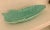 Mid-Century Modern Ball-Jae of California Pottery Turquoise Leaf Serving Tray For Sale - Image 3 of 7