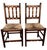 Rustic European 19th Century Spanish Pair of Olive Tree Chairs With Bulrush Seats For Sale - Image 3 of 8