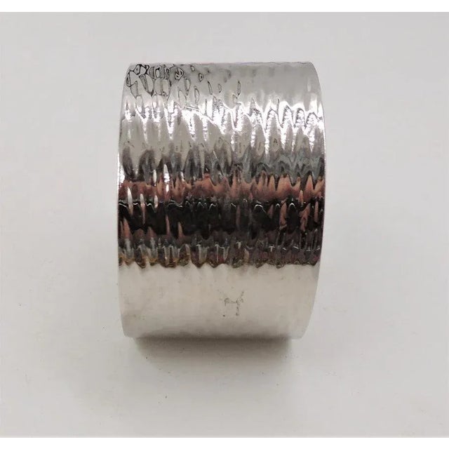 Circa 1976 Napier Rhodium Plate Cuff Bracelet For Sale In Philadelphia - Image 6 of 7