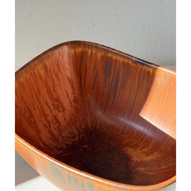 1960s Stoneware Bowl by Carl-Harry Stålhane for Rörstrand, Sweden 1960s For Sale - Image 5 of 9