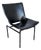 Vintage Lupina Shell Chair in Black Leather by Niko Kralj for Stol Kamnik, 1970s For Sale