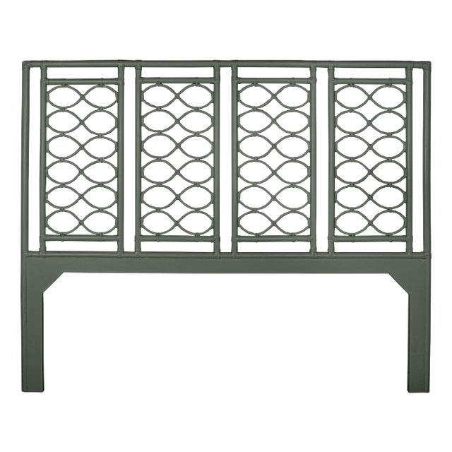 Infinity Headboard King, Evergreen For Sale
