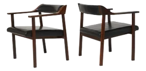 Pair of Lounge Chairs by Joaquim Tenreiro