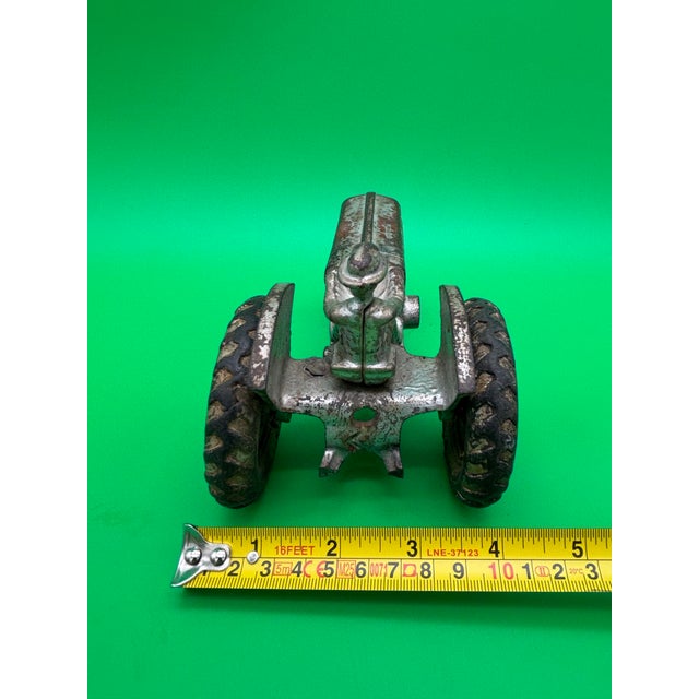 Antique Arcade Oliver 70 Row Crop Cast Iron Toy Tractor Driver 1930s Farm Toy For Sale - Image 4 of 10
