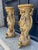 Wood 19th Century Ornaments in Chestnut, Set of 2 For Sale - Image 7 of 18