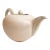 Vintage Handmade Stoneware Glazed Artisan Signed Pink Tea Pot For Sale