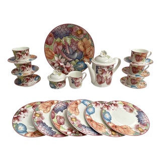 Vintage Gallo China Tea Set from Villeroy & Boch, 1970s, Set of 23 For Sale