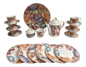 Vintage Gallo China Tea Set from Villeroy & Boch, 1970s, Set of 23