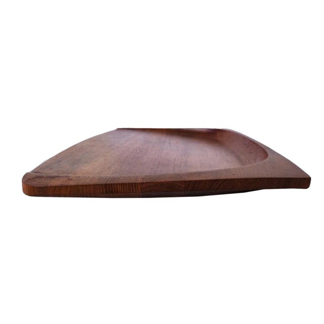 Mid-Century Modern Mid 20th Century Jens Quistgaard Teak Wood Charcuterie and Carving Board Designed for Dansk For Sale - Image 3 of 10