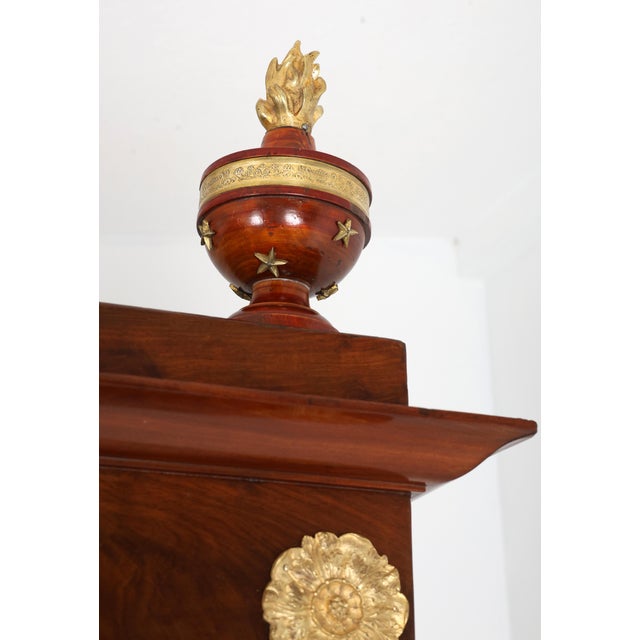Empire Mahagony Bookcase, 1860 For Sale - Image 9 of 18