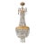 Empire Brass Chandelier Crystal Lustre Ceiling Light Antique Classical Art Deco For Sale