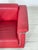 Carat Club Chair in Red Leather from Züco For Sale - Image 4 of 13
