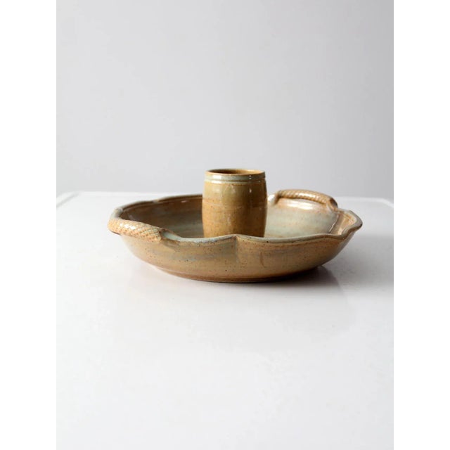 Vintage Studio Pottery Chicken Roaster For Sale - Image 11 of 12