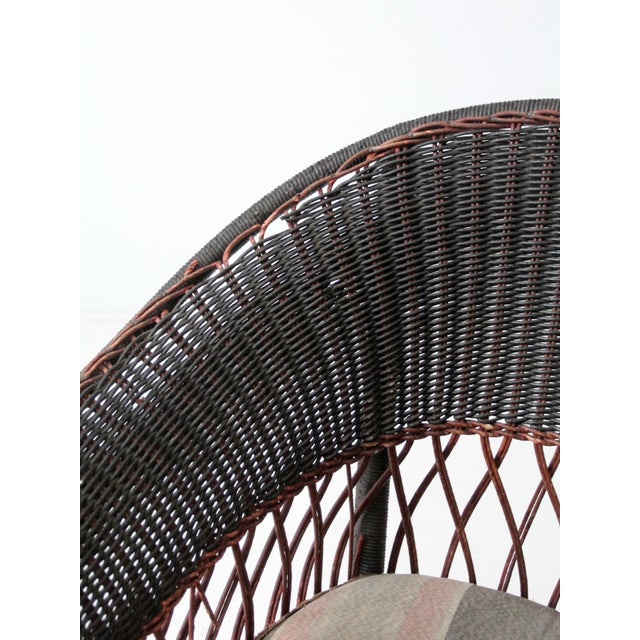 Early 20th Century American Wicker Sofa and Chair Set For Sale - Image 14 of 18