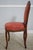 Vintage Leather Top Louis XV Style Carved Table W. 4 Chairs For Sale - Image 11 of 18