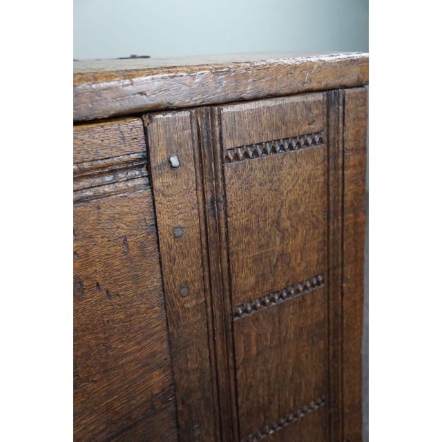 Large Vintage Oak Dresser For Sale - Image 13 of 16