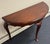 Kincaid Solid Cherry Georgian Demi Lune Console Table For Sale - Image 4 of 12