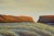 Landscape scene of a road through desert cliffs titled "Passage" by Scott Allen (American, 20th Century). Signed in the...