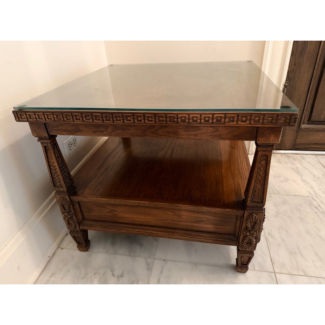 1970s Vintage Romweber Viking Oak Mid-Century End Table For Sale - Image 5 of 6
