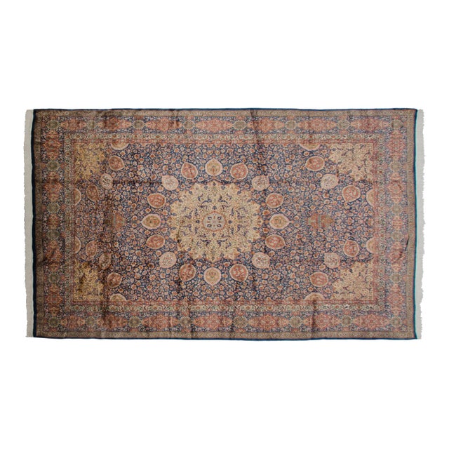 Vintage Fine Pakistani Ardebil Design Rug - 10' X 16'6" For Sale