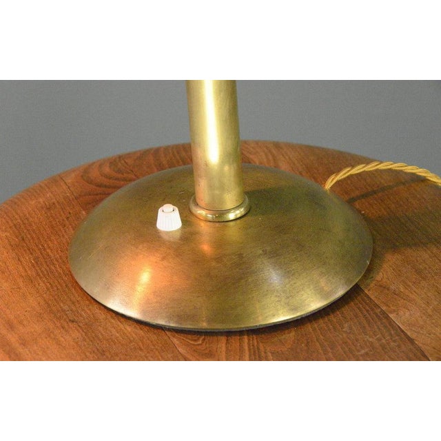 Swing Arm Brass Table Lamp by Hillebrand, 1930s For Sale - Image 4 of 10