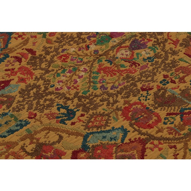 Late 18th Century Antique Scottish Textile Fragment With Rich Pictorial Folk Art - Rug & Kilim For Sale - Image 5 of 7