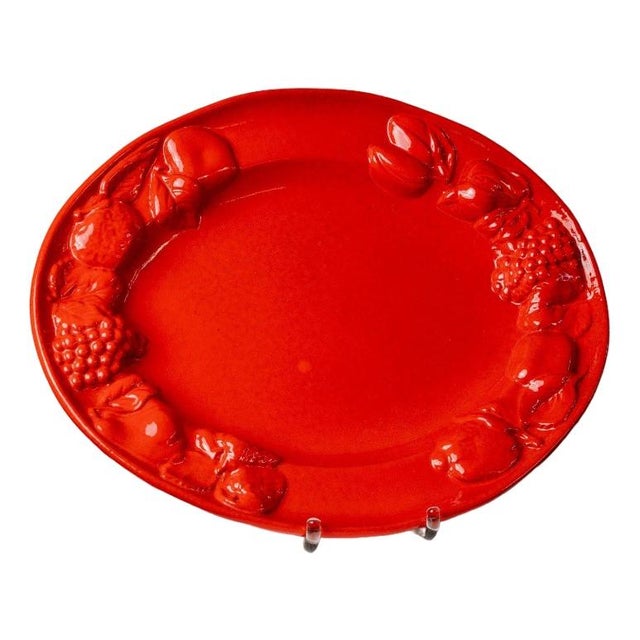 Vintage Ceramic Plate, 1980s For Sale - Image 12 of 12