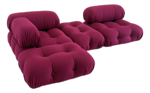 Camaleonda Modular Sofa in Bordeaux by Mario Bellini for B&B Italia, 2000s