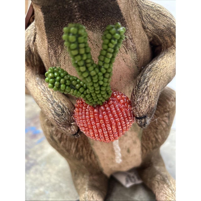Early 21st Century John Derian Target Squirrel Pillow NWT 2025 Beaded Animal Woodland Home Decorate For Sale - Image 5 of 7