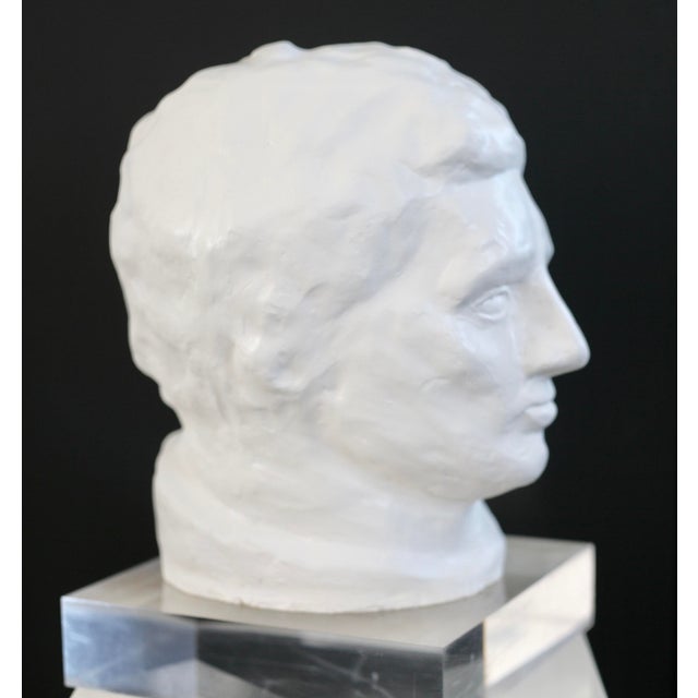 Head Sculpture, 1970s, Plaster For Sale - Image 12 of 18