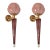 1990s Mid Century Modern Purple Murano Glass Sconces - a Pair For Sale