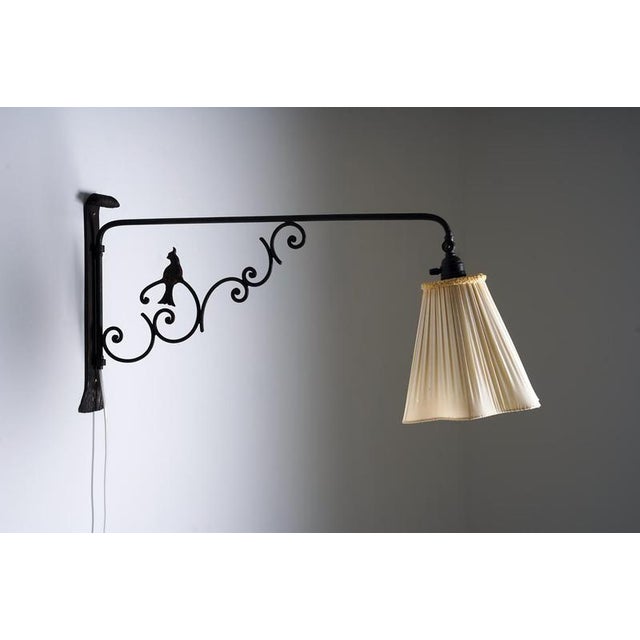 Vintage Swedish Wall Lamp, 1940s For Sale - Image 3 of 17