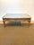 Antique Indian Wood & Iron Carved Door Cocktail Table. For Sale - Image 4 of 8