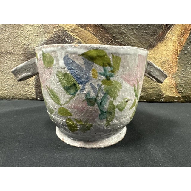 Small Ceramic Vase by Jacques and Juliette Laurent Mazaudois for Vallauris, 1960s For Sale - Image 6 of 6