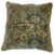 Pillow made from a 19th century Mohtasham Kashan rug. 19'' x 20''