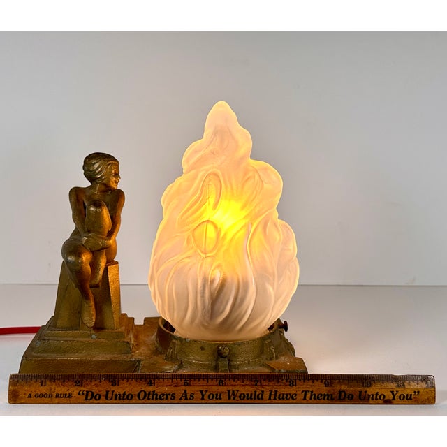 1930s Art Deco Frankart Style Nude Boudoir Lamp For Sale - Image 18 of 18