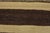 Kilim Runner 2’7” X 9’6” Brown Wool Striped Handwoven Oriental Rug For Sale - Image 4 of 13