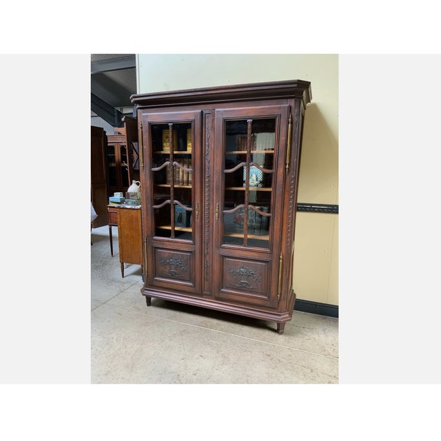 Antique Art Nouveau Display Cabinet, 1910 For Sale - Image 9 of 12