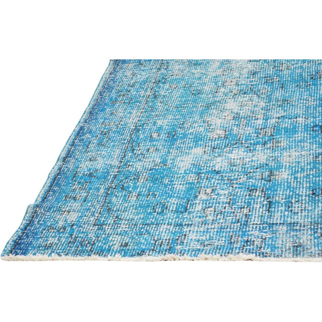 Vintage Turkish Anatolian Hand Knotted Wool Rug, 6'3"x8'5" For Sale - Image 4 of 5