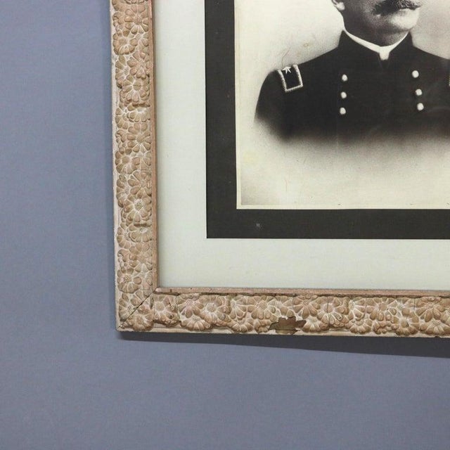 Antique Photograph of Man in Military Uniform, Framed, C1860 For Sale - Image 4 of 8