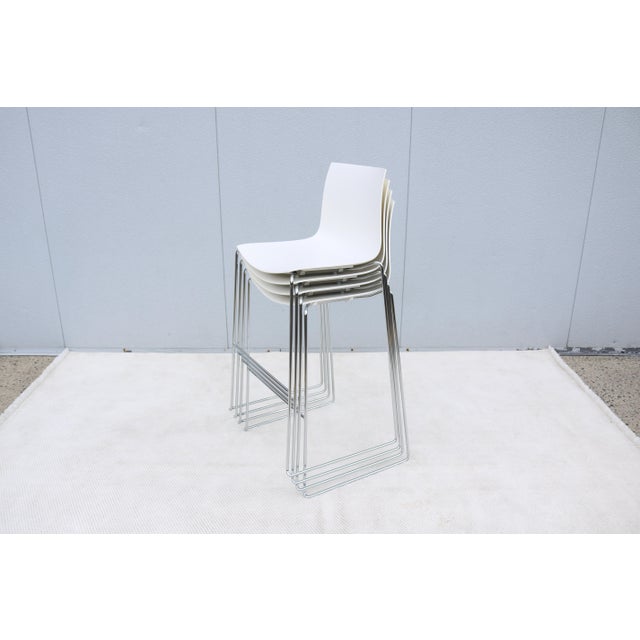 Italian Lievore Altherr Molina for Arper Stackable Catifa Bar Stools ...
