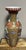 Asia, 20th century: large porcelain vase decorated with lively scenes within frames, H63 x 28 cm