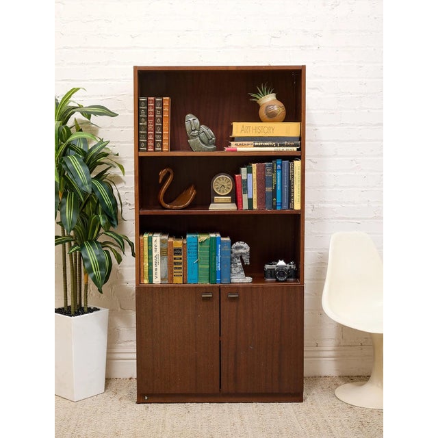 Coffee Vintage Bookshelf For Sale - Image 8 of 12