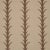 Schumacher x Celerie Kemble Acanthus Stripe Wallpaper In Brown On Beige For Sale