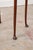 1930s Square Mahogany Scallop Side Table With Padded Feet For Sale - Image 4 of 6
