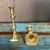 Victorian Brass Candlesticks, 1895, Set of 2, in Good conditions. Designed 1890 to 1919