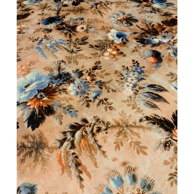 Caracole Caracole Organic Modern Floral Sateen Designer Fabric - 39 Yards For Sale - Image 4 of 4