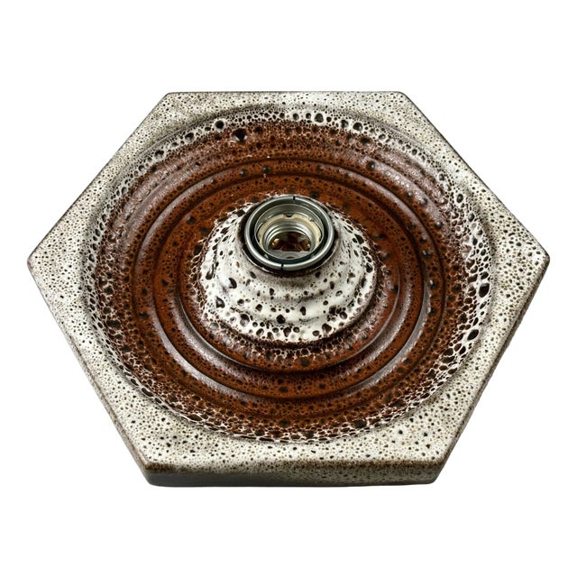 Vintage Wall Lamp in Ceramic, 1960s For Sale